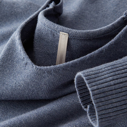 Nicolas V-Neck Knit Sweater